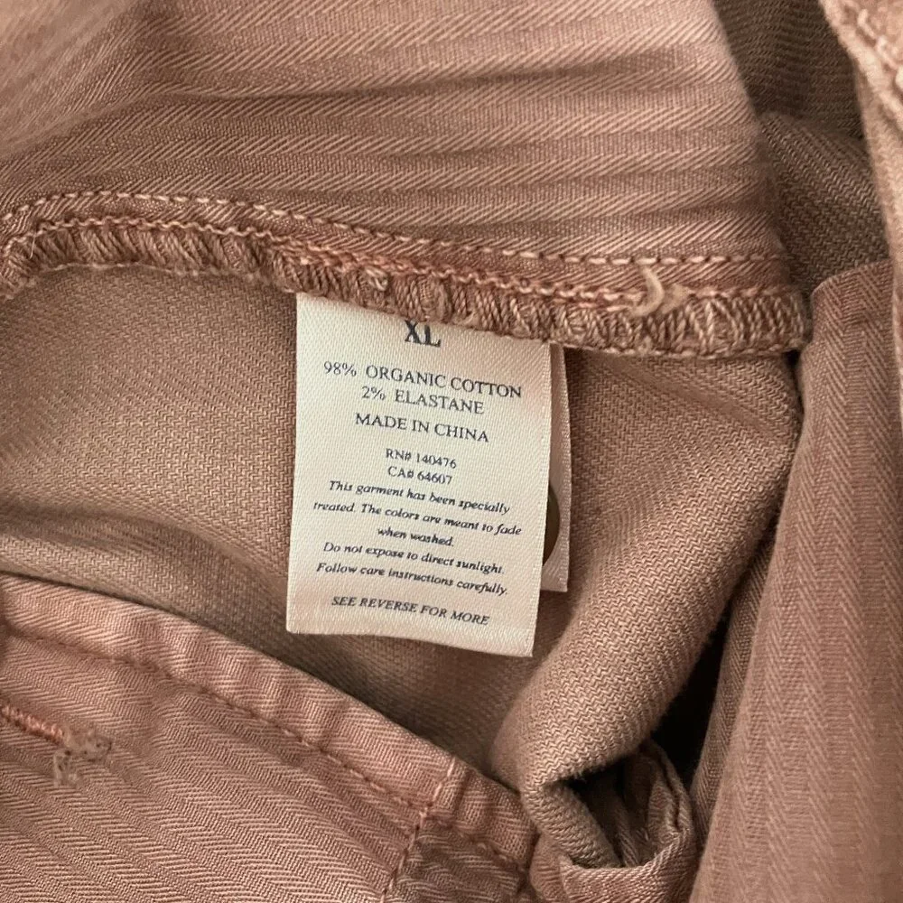NEW Faherty Men's Essential Drawstring Shorts Cedar Rose XL Organic Cotton $108